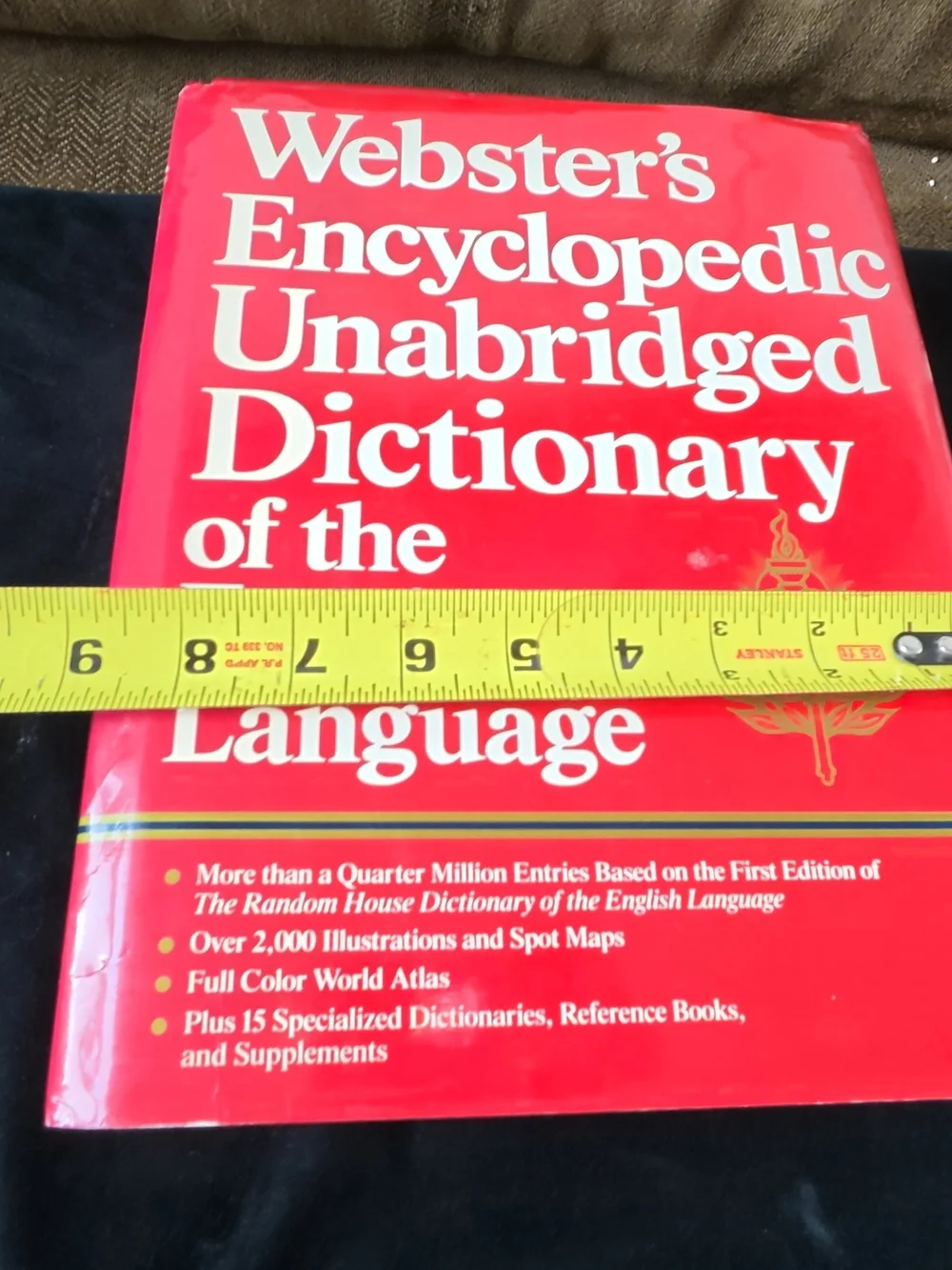 Webster's Encyclopedic Unabridged Dictionary - Red Cover 1981